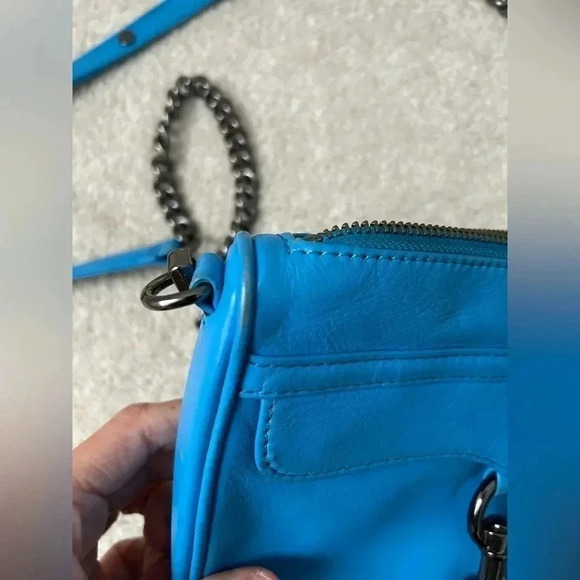 Rebecca Minkoff Mini MAC Clutch royal blue - Picture 2 of 13